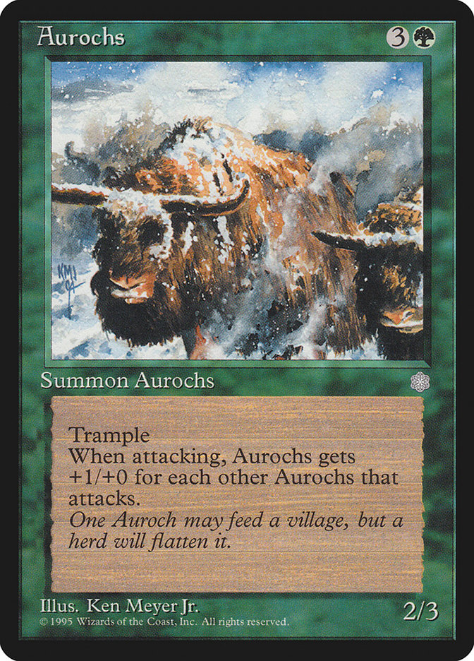 Aurochs [Ice Age] | PLUS EV GAMES 