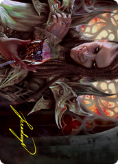 Voldaren Epicure 2 Art Card (Gold-Stamped Signature) [Innistrad: Crimson Vow Art Series] | PLUS EV GAMES 