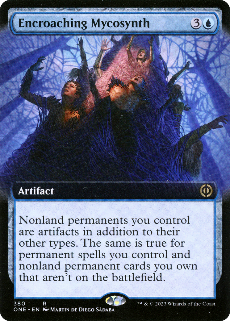 Encroaching Mycosynth (Extended Art) [Phyrexia: All Will Be One] | PLUS EV GAMES 