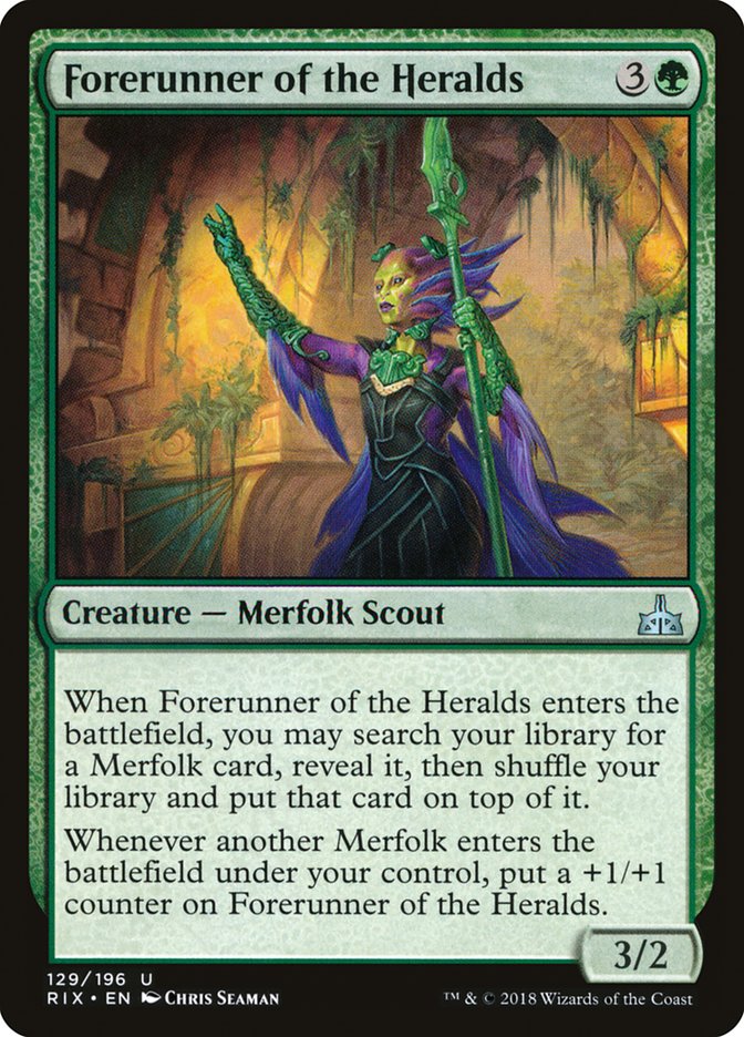 Forerunner of the Heralds [Rivals of Ixalan] | PLUS EV GAMES 