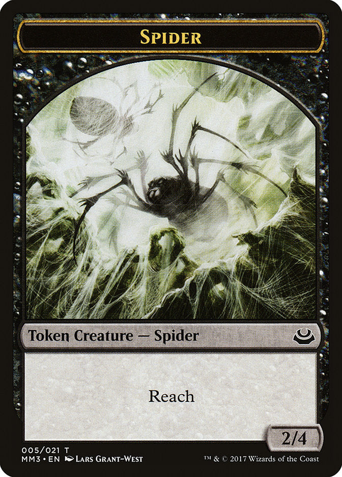 Spider [Modern Masters 2017 Tokens] | PLUS EV GAMES 
