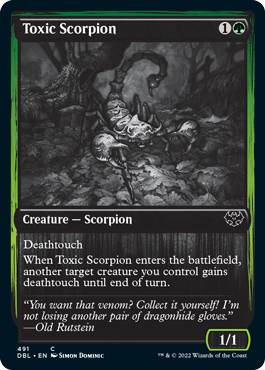 Toxic Scorpion [Innistrad: Double Feature] | PLUS EV GAMES 