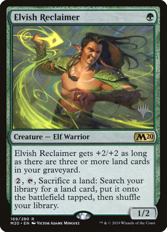 Elvish Reclaimer (Promo Pack) [Core Set 2020 Promos] | PLUS EV GAMES 