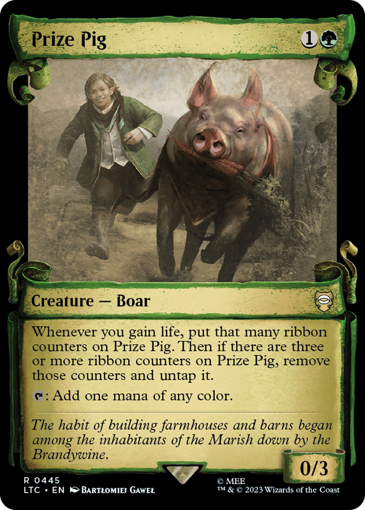 Prize Pig [The Lord of the Rings: Tales of Middle-Earth Commander Showcase Scrolls] | PLUS EV GAMES 