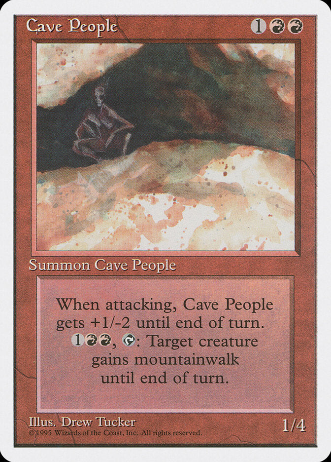 Cave People [Fourth Edition] | PLUS EV GAMES 