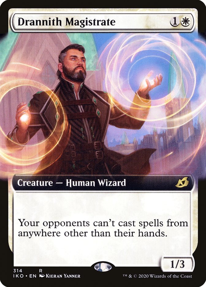 Drannith Magistrate (Extended Art) [Ikoria: Lair of Behemoths] | PLUS EV GAMES 