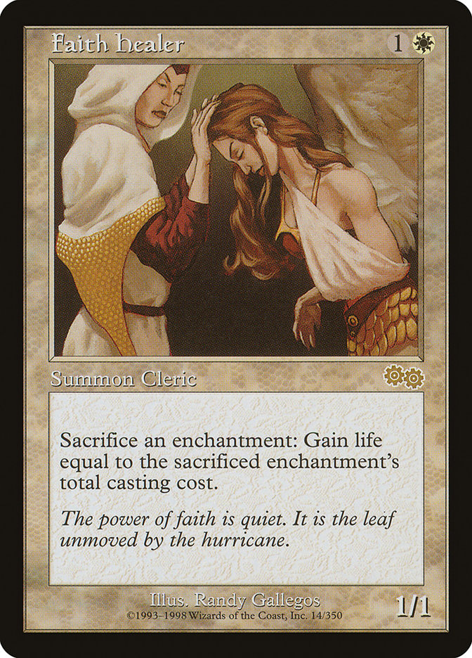 Faith Healer [Urza's Saga] | PLUS EV GAMES 