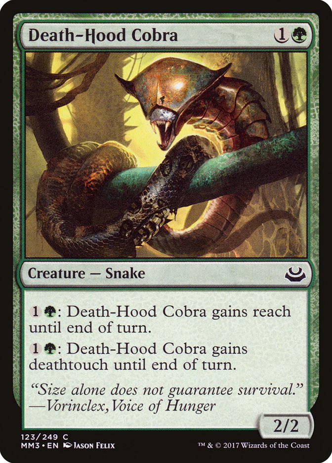 Death-Hood Cobra [Modern Masters 2017] | PLUS EV GAMES 