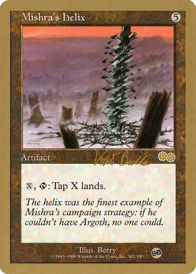 Mishra's Helix (Kai Budde) (SB) [World Championship Decks 1999] | PLUS EV GAMES 