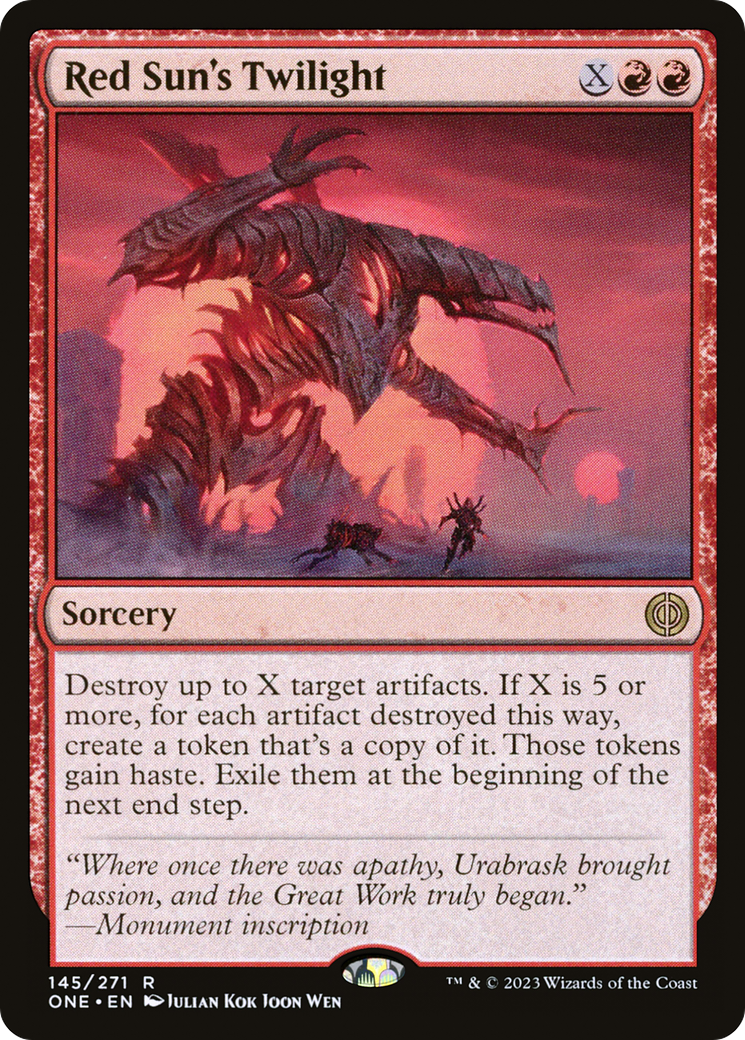 Red Sun's Twilight [Phyrexia: All Will Be One] | PLUS EV GAMES 