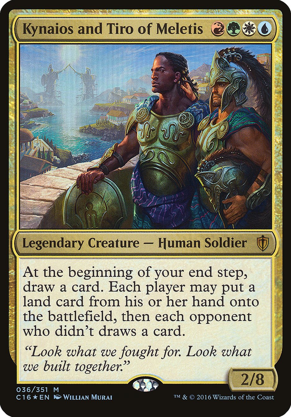 Kynaios and Tiro of Meletis (Oversized) [Commander 2016 Oversized] | PLUS EV GAMES 