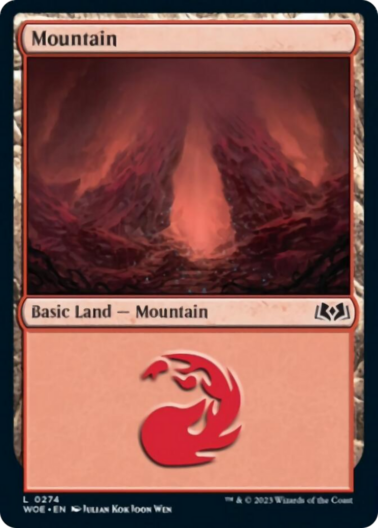 Mountain (0274) [Wilds of Eldraine] | PLUS EV GAMES 
