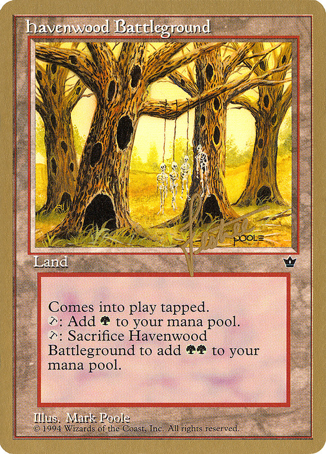 Havenwood Battleground (Bertrand Lestree) [Pro Tour Collector Set] | PLUS EV GAMES 