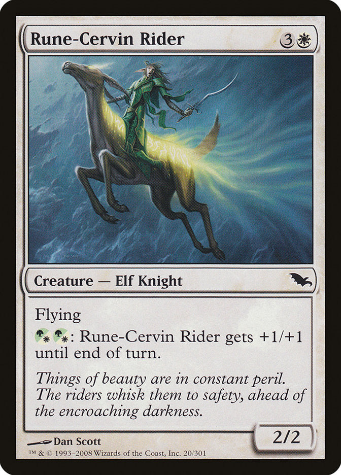 Rune-Cervin Rider [Shadowmoor] | PLUS EV GAMES 