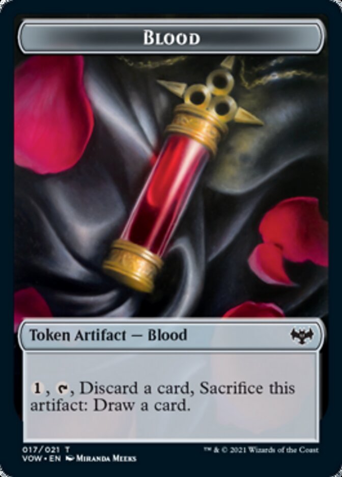 Blood Token [Innistrad: Crimson Vow Tokens] | PLUS EV GAMES 