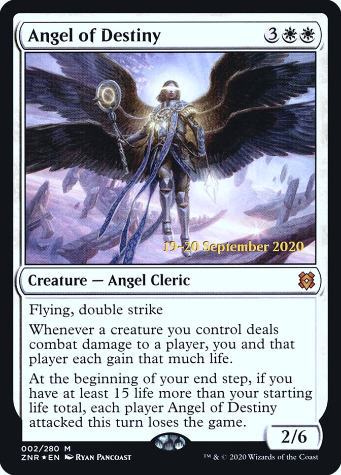 Angel of Destiny  [Zendikar Rising Prerelease Promos] | PLUS EV GAMES 