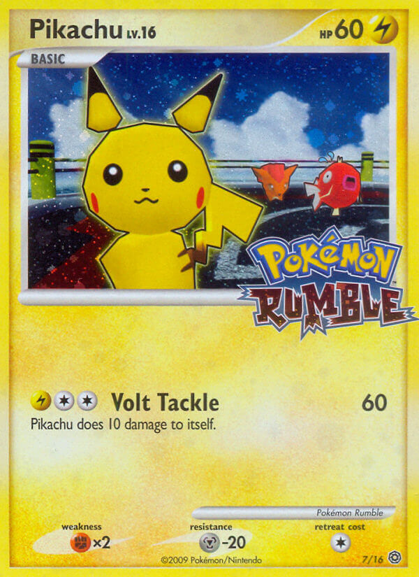 Pikachu (7/16) [Pokémon Rumble] | PLUS EV GAMES 