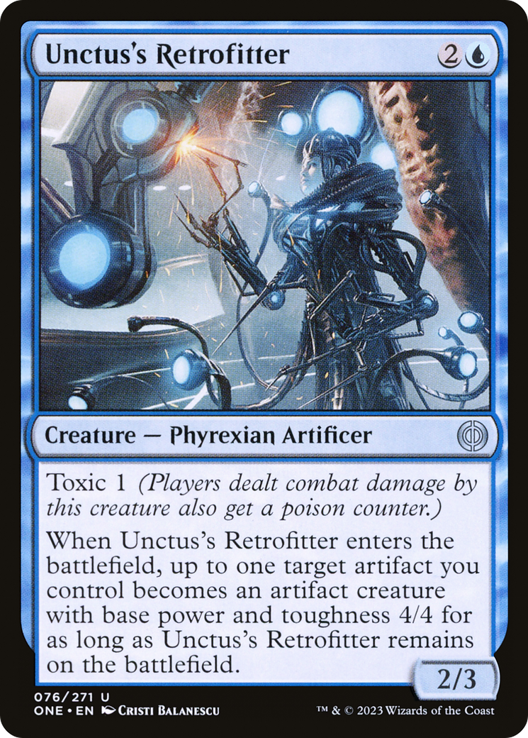Unctus's Retrofitter [Phyrexia: All Will Be One] | PLUS EV GAMES 