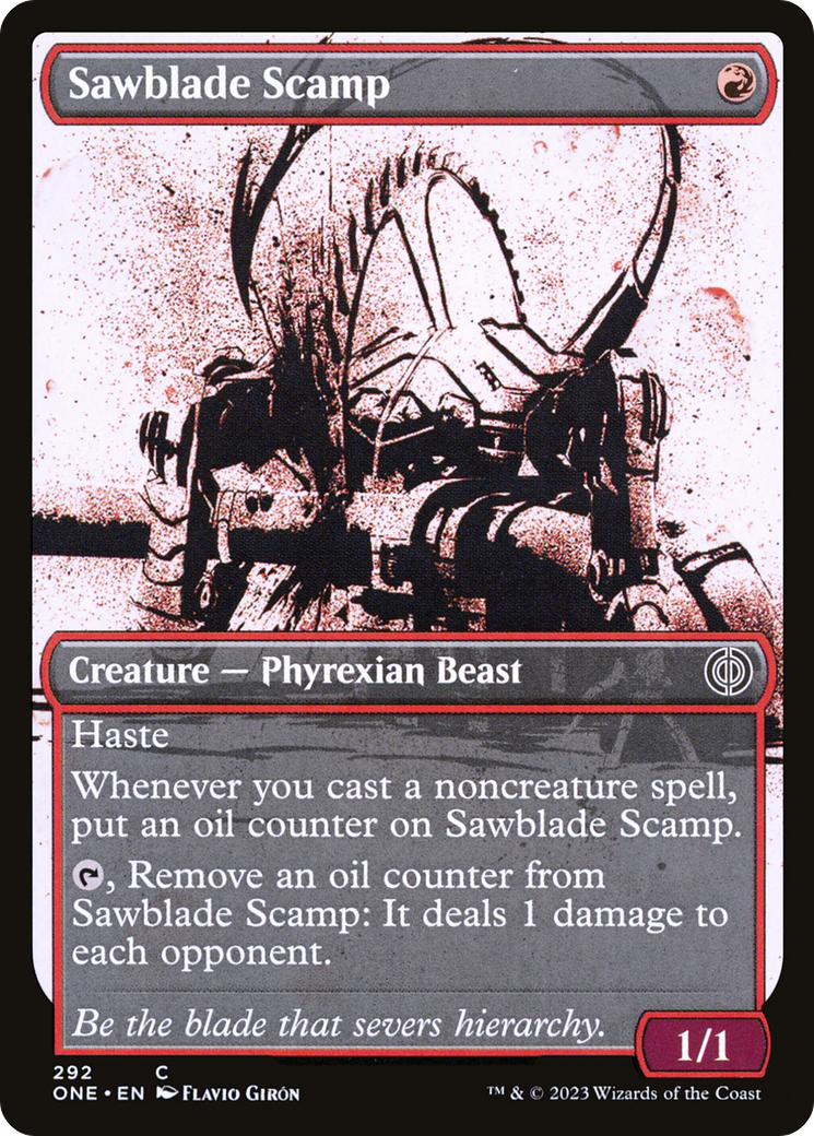 Sawblade Scamp (Showcase Ichor) [Phyrexia: All Will Be One] | PLUS EV GAMES 