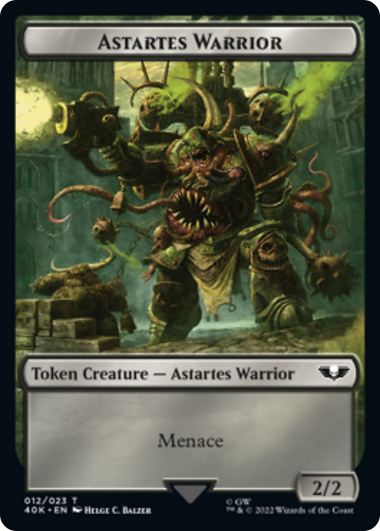 Astartes Warrior // Plaguebearer of Nurgle [Universes Beyond: Warhammer 40,000 Tokens] | PLUS EV GAMES 