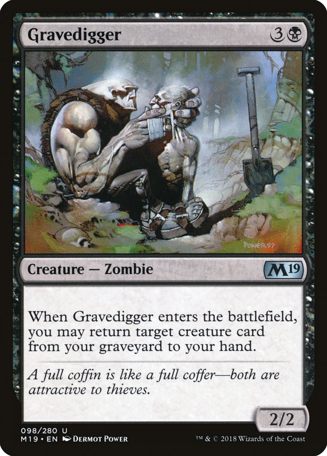 Gravedigger [Core Set 2019] | PLUS EV GAMES 