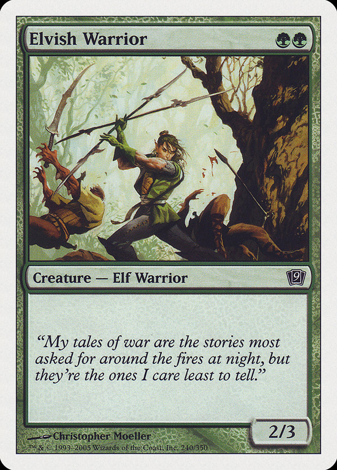 Elvish Warrior [Ninth Edition] | PLUS EV GAMES 