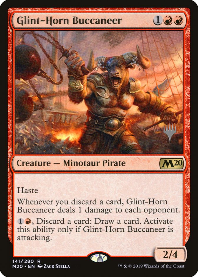 Glint-Horn Buccaneer (Promo Pack) [Core Set 2020 Promos] | PLUS EV GAMES 