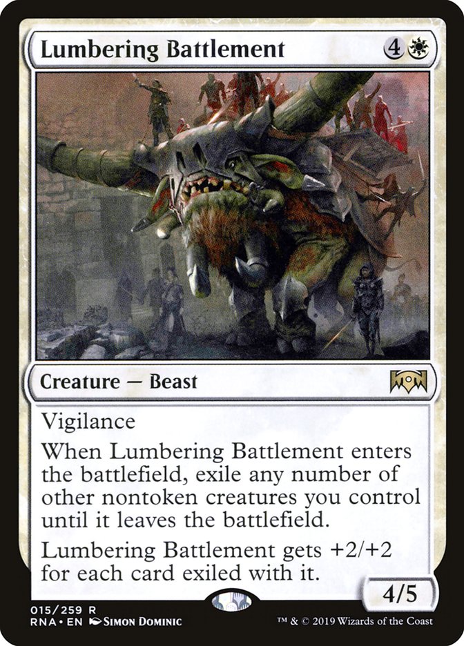 Lumbering Battlement [Ravnica Allegiance] | PLUS EV GAMES 