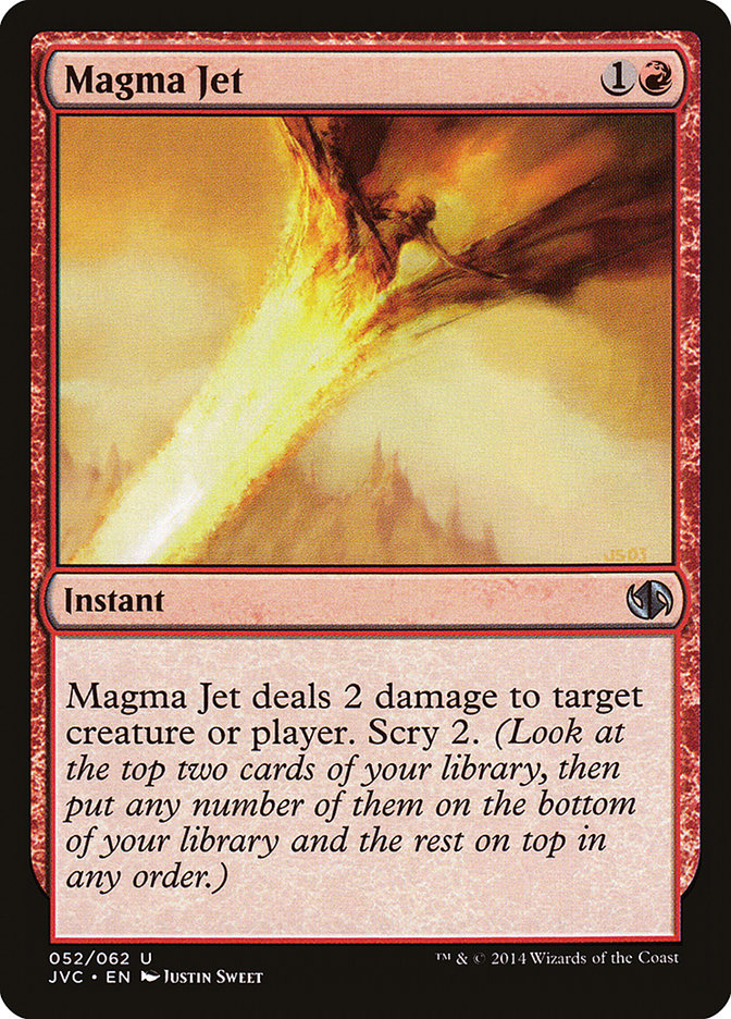 Magma Jet [Duel Decks Anthology] | PLUS EV GAMES 