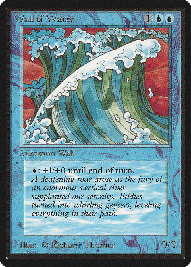 Wall of Water [Limited Edition Beta] | PLUS EV GAMES 