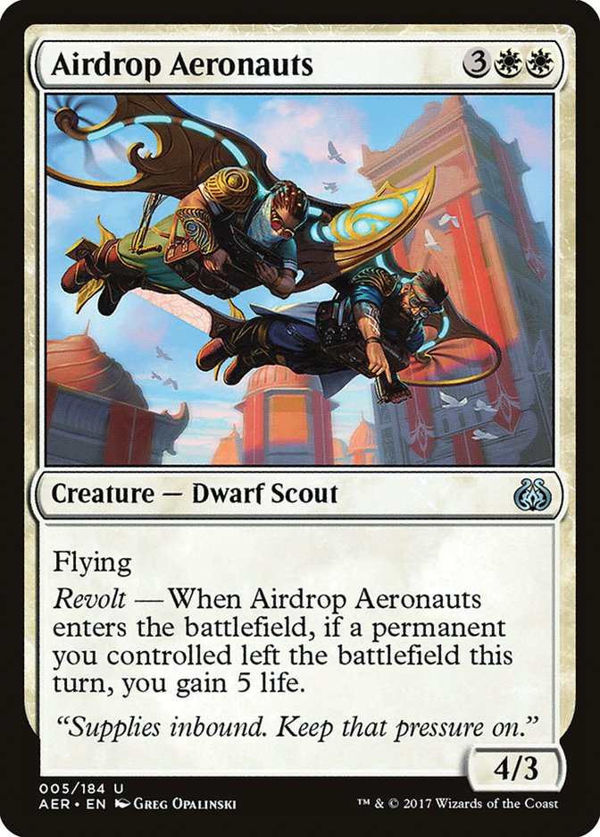 Airdrop Aeronauts [Aether Revolt] | PLUS EV GAMES 