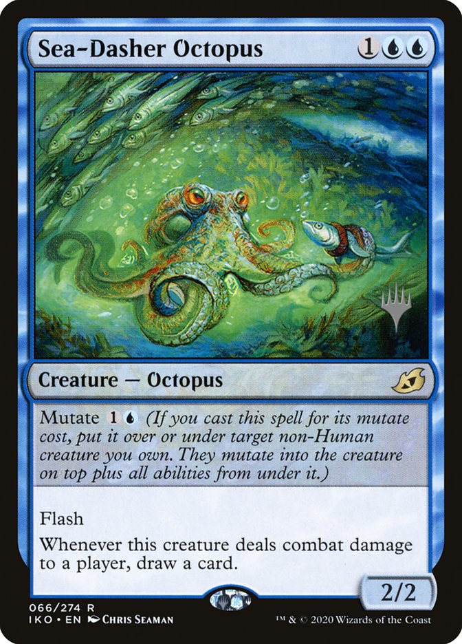 Sea-Dasher Octopus (Promo Pack) [Ikoria: Lair of Behemoths Promos] | PLUS EV GAMES 