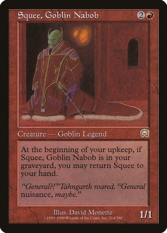 Squee, Goblin Nabob [Mercadian Masques] | PLUS EV GAMES 