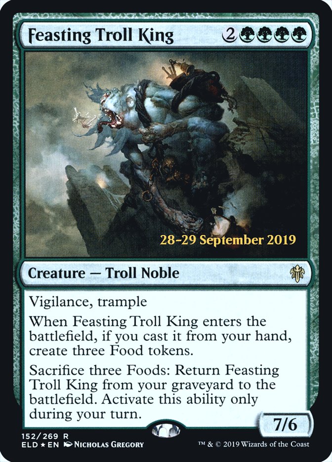 Feasting Troll King  [Throne of Eldraine Prerelease Promos] | PLUS EV GAMES 