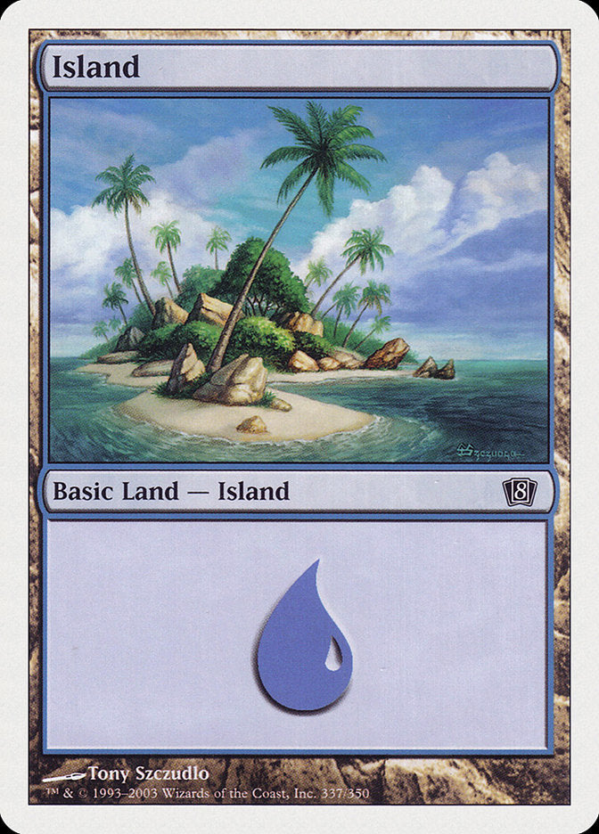 Island (337) [Eighth Edition] | PLUS EV GAMES 