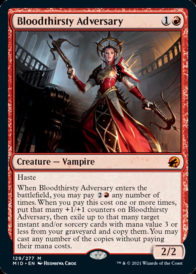 Bloodthirsty Adversary [Innistrad: Midnight Hunt] | PLUS EV GAMES 