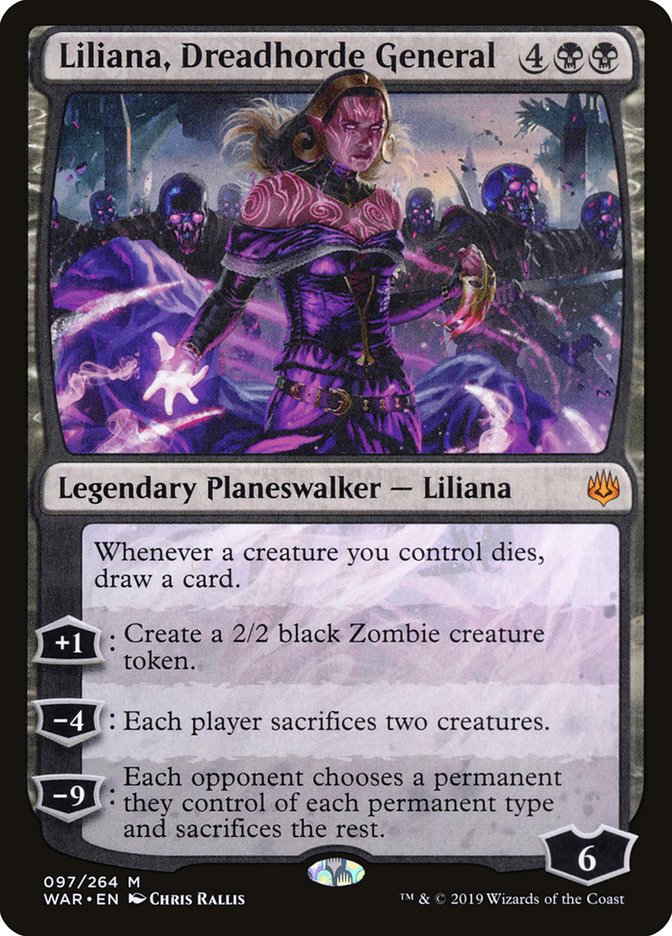 Liliana, Dreadhorde General [War of the Spark] | PLUS EV GAMES 