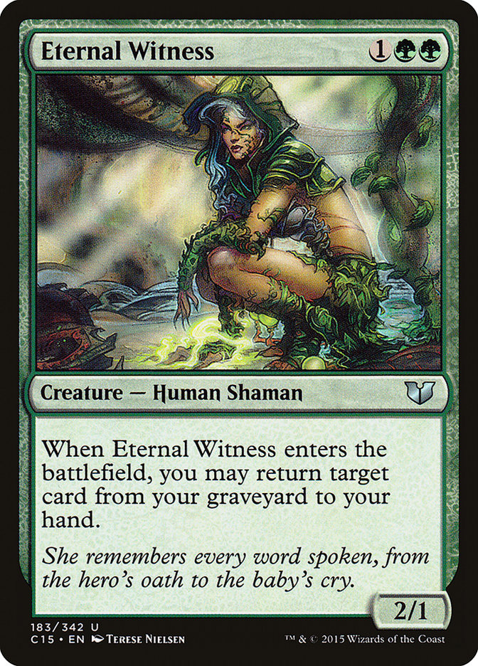 Eternal Witness [Commander 2015] | PLUS EV GAMES 