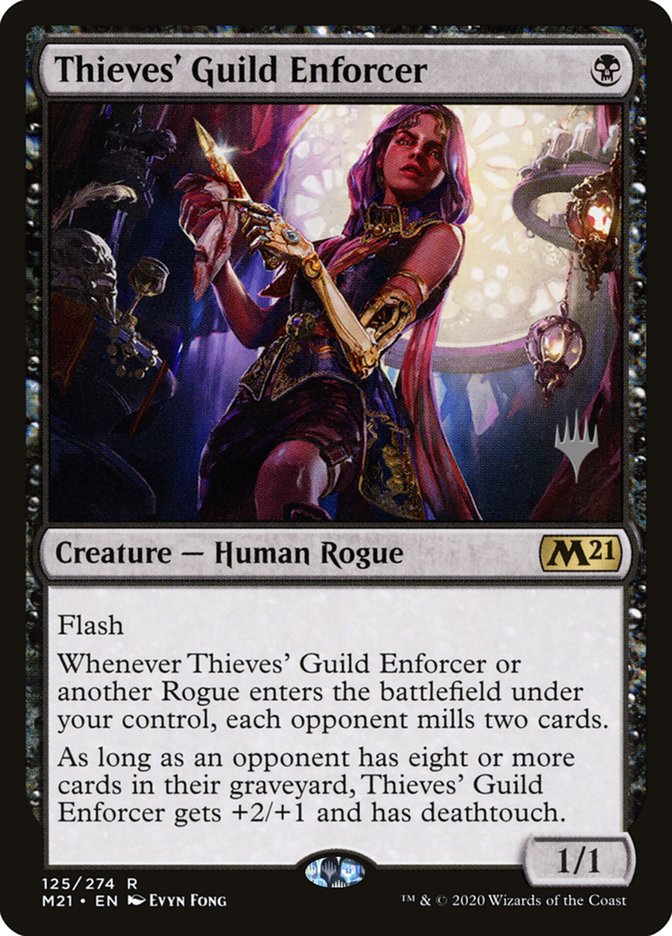 Thieves' Guild Enforcer (Promo Pack) [Core Set 2021 Promos] | PLUS EV GAMES 