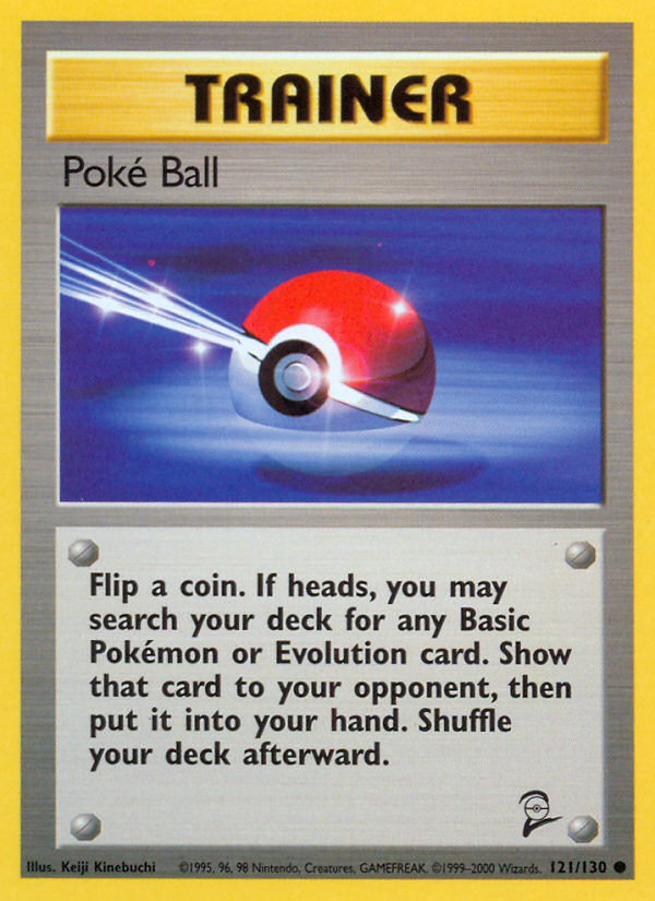 Poke Ball (121/130) [Base Set 2] | PLUS EV GAMES 