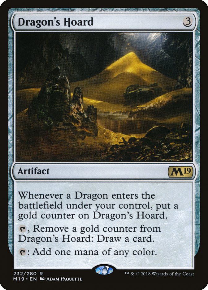 Dragon's Hoard [Core Set 2019] | PLUS EV GAMES 