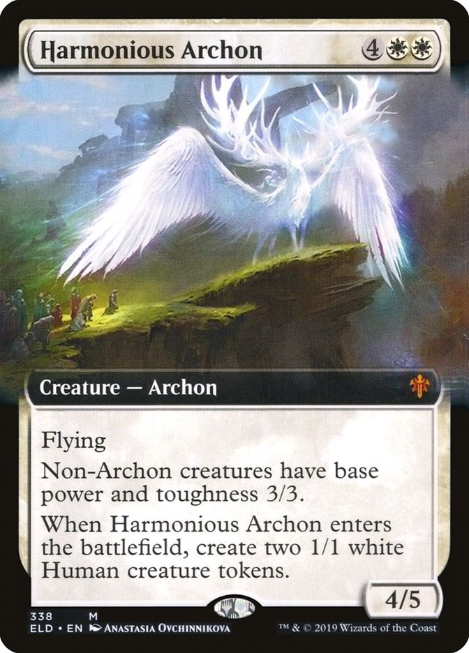 Harmonious Archon (Extended) [Throne of Eldraine] | PLUS EV GAMES 