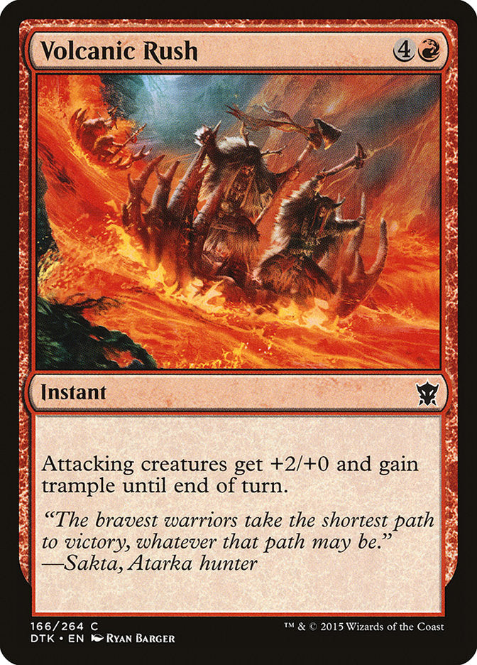 Volcanic Rush [Dragons of Tarkir] | PLUS EV GAMES 