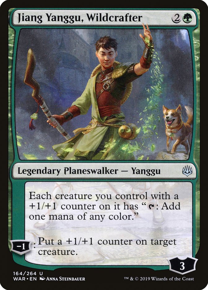 Jiang Yanggu, Wildcrafter [War of the Spark] | PLUS EV GAMES 