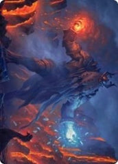 Aegar, the Freezing Flame Art Card [Kaldheim: Art Series] | PLUS EV GAMES 