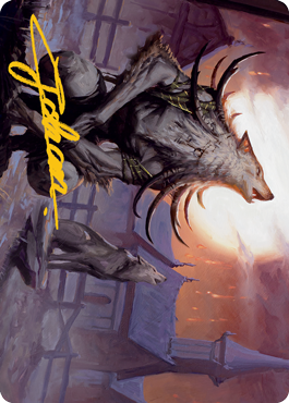 Lord of the Ulvenwald Art Card (Gold-Stamped Signature) [Innistrad: Midnight Hunt Art Series] | PLUS EV GAMES 