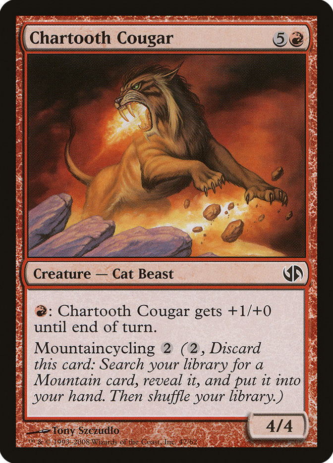 Chartooth Cougar [Duel Decks: Jace vs. Chandra] | PLUS EV GAMES 