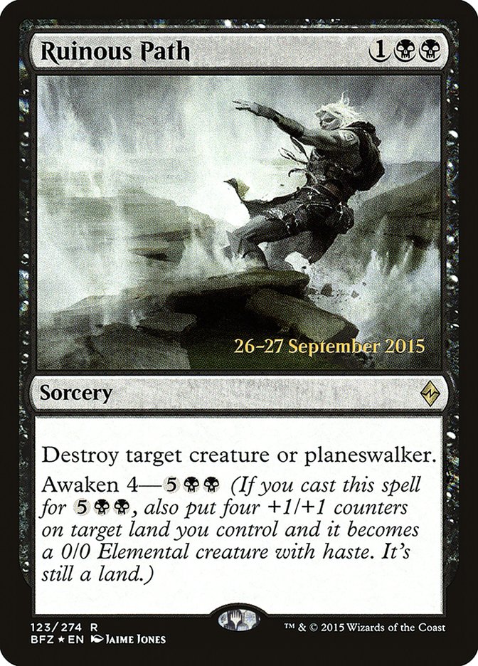 Ruinous Path  [Battle for Zendikar Prerelease Promos] | PLUS EV GAMES 