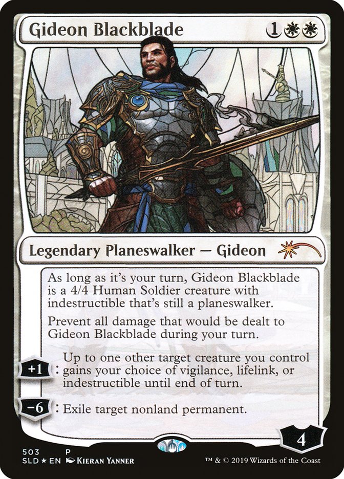 Gideon Blackblade (Stained Glass) [Secret Lair Drop Promos] | PLUS EV GAMES 
