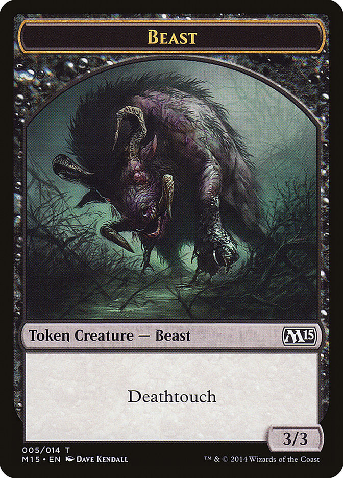 Beast (005/014) [Magic 2015 Tokens] | PLUS EV GAMES 